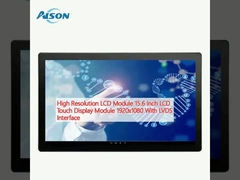 Modul LCD Resolusi Tinggi 15.6 Inch LCD Touch Display Modul 1920x1080 Dengan LVDS Interface