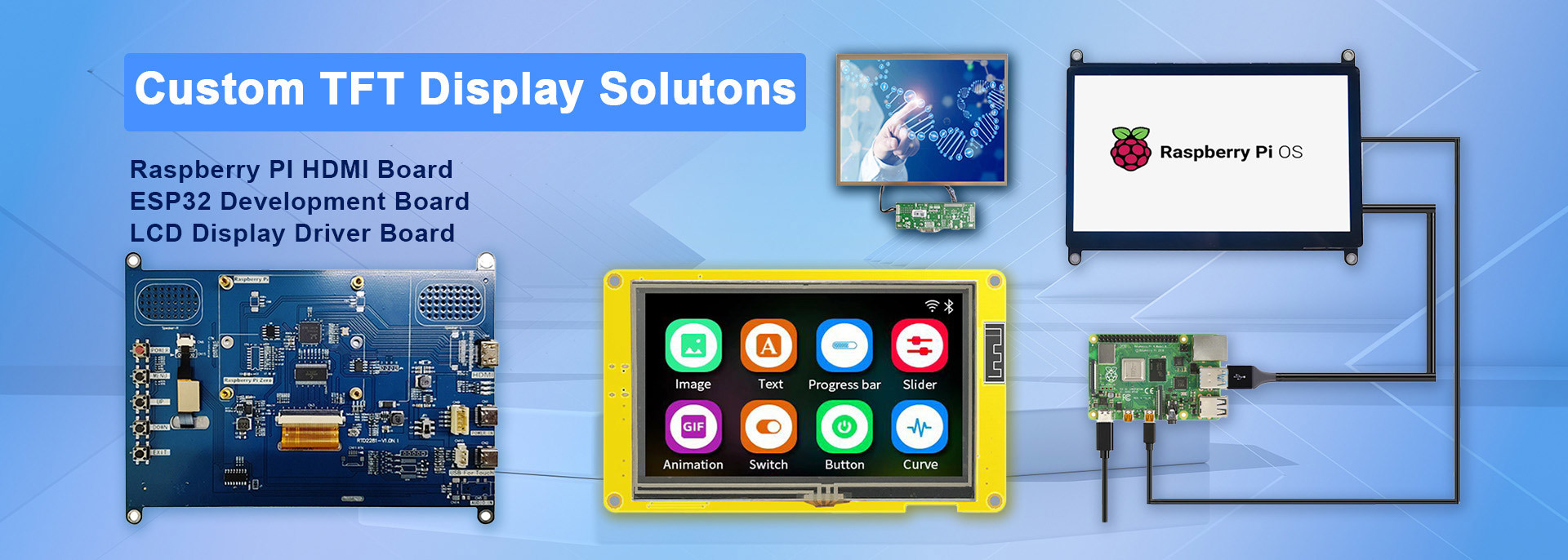 kualitas Layar LCD TFT pabrik