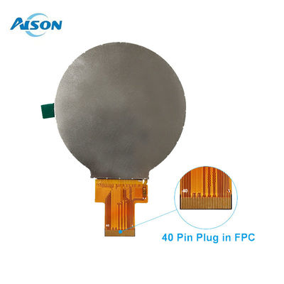 2.8 inci 480x480 Round TFT LCD Display Untuk Smart Watch 2.76 inci Lingkaran Display