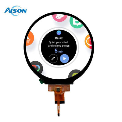 4 inci 720x720 IPS Lingkaran TFT LCD Display Dengan Antarmuka MIPI