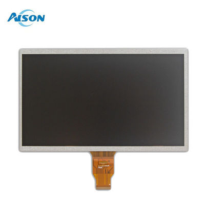 1024x600 TFT Color Display 10.1" TFT High Resolution Display Dengan Lvds Interface 300 Cd/M2