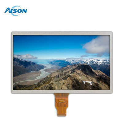1024x600 TFT Color Display 10.1" TFT High Resolution Display Dengan Lvds Interface 300 Cd/M2