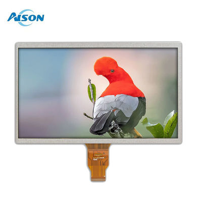 1024x600 TFT Color Display 10.1" TFT High Resolution Display Dengan Lvds Interface 300 Cd/M2