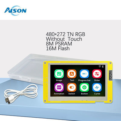Layar Sentuh Cerdas 4.3 Inci 480x272 Modul Tampilan Bluetooth ESP32