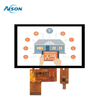 5 inci 800X480 IPS TFT Display Disesuaikan Otomotif LCD Screen RGB Interface