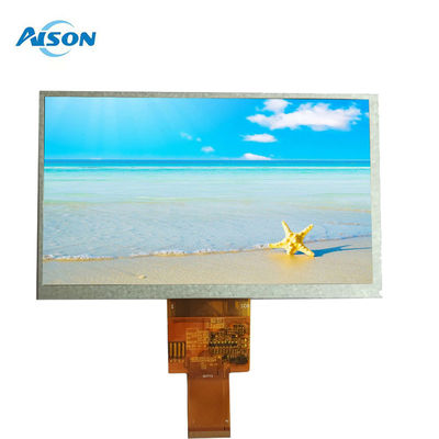 7 Inch TFT Panel 450 cd/m2 40 Pin Panel 800x480 Dengan 24 BIT RGB Interface 40Pin