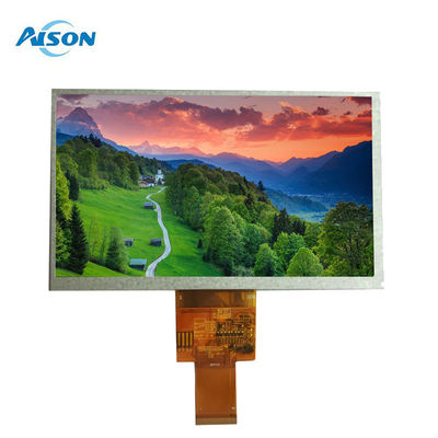 7 Inch TFT Panel 450 cd/m2 40 Pin Panel 800x480 Dengan 24 BIT RGB Interface 40Pin