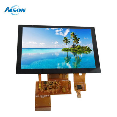 5' 800x480 TFT LCD Screen Module 5 Inch IPS LVDS TFT Display 500 Cd/M2
