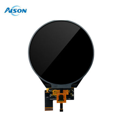 3.4 inci Layar TFT Bulat 800×800 Layar Lingkaran TFT LCD MIPI Antarmuka Tanpa Sentuh