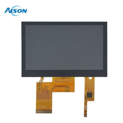 4.3 inci IPS LCD Modul 480x272 Kapasitif TFT Touch Screen 450 Cd/M2 RGB 24 Bit Antarmuka