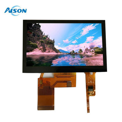 4.3 inci LCD Display 400 Cd/M2 IPS Capacitive Touch Screen 480x272