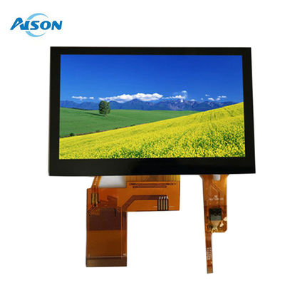 4.3 inci LCD Display 400 Cd/M2 IPS Capacitive Touch Screen 480x272
