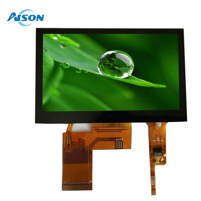 4.3 inci 480x272 TFT Capacitive Touch Display 40 Pin TFT Touch Display 400 Cd/M2