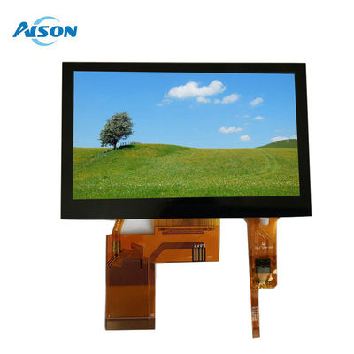 4.3 inci IPS LCD Modul 480x272 Kapasitif TFT Touch Screen 450 Cd/M2 RGB 24 Bit Antarmuka