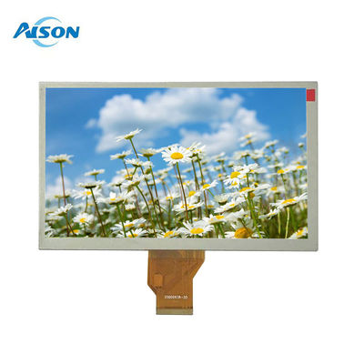 8 inci 800x480 Matahari Membaca LCD Modul Tampilan 1000 cd/m2 RGB 24 Bit Antarmuka
