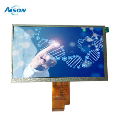 7 Inch 1024x600 IPS Color TFT Display Transmissive LCD Display 450cd/M2 Dengan Antarmuka LVDS
