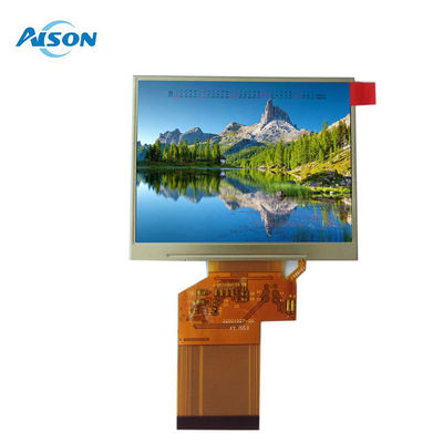3.5 inci IPS TFT LCD Display 640x480 TFT LCD Capacitive Touchscreen 1000 Cd/M2 Dengan Antarmuka RGB