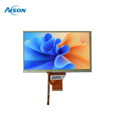 7 inci 800X480 Resistive Touch Panel 50 Pin RGB 24 Bit 7 inci RTP Tampilan