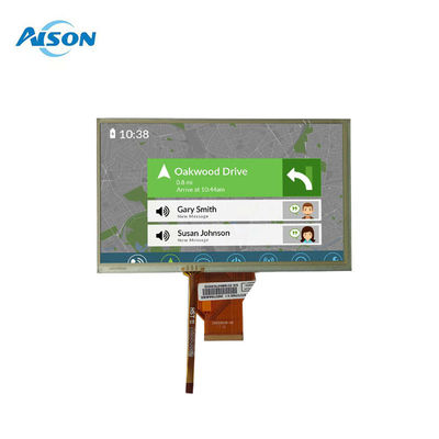 7 inci TFT Resistive Touch Screen 800X480 Touchscreen Display Module 300 Cd/M2