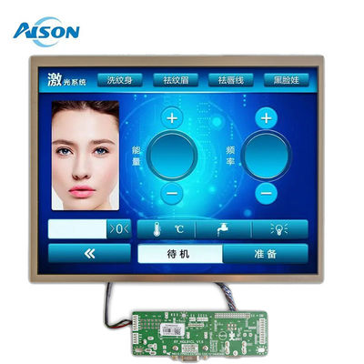 12.1 Inci 1024x768 TFT Industrial Display Dengan IPS Viewing Direction 650 cd/m2