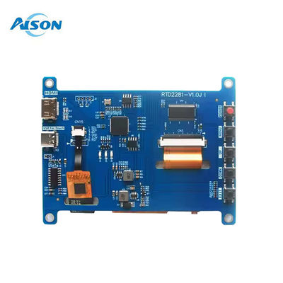 4.3 Inch Capacitive Touch Screen Transmissive IPS Touch Screen 40 Pin Untuk Raspberry PI