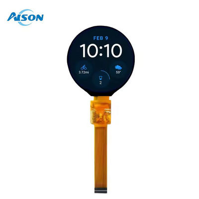 1.6 inci 400x400 Display TFT Lingkaran Disesuaikan 230 Cd/M2 ST77903 QSPI Interface