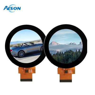 2.1 inci 480x480 Bulat TFT LCD Tampilan Layar sentuh Untuk pendingin air Smart Home
