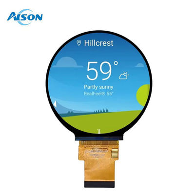 2.8 inci 480x480 Round TFT LCD Display Untuk Smart Watch 2.76 inci Lingkaran Display