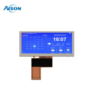 3.9 inci 480x128 Tampilan LCD Jenis Tampilan LCD 500 Cd / M2 Tampilan LCD Tangan