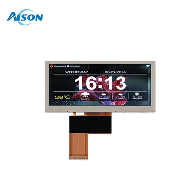 3.9 inci 480x128 Tampilan LCD Jenis Tampilan LCD 500 Cd / M2 Tampilan LCD Tangan