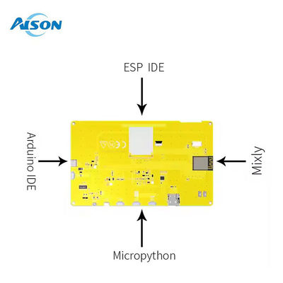 7 inci ESP32 Display Module 5V Capacitive Touchscreen 500mA 8M PSRAM LVGL