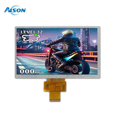 -40 sampai 95 derajat 7 inci Custom LCD Display Module 40pin LVDS Interface 500cd/m2