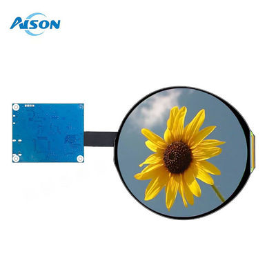 5.0" 1080x1080 Layar TFT Bulat Antarmuka MIPI 350 nits