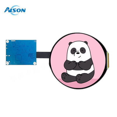 5 inci 1080*1080 Lingkaran MIPI 50 Pin TFT LCD Tampilan Dengan Sentuh Untuk Smart Home