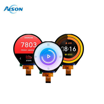 3.4 inci 800 * 800 Lingkaran TFT LCD Display MIPI Interface 30 Pin untuk Smart Home Industrial Control