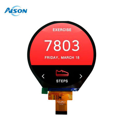 3.4 inci 800x800 Layar TFT Sentuh Bulat dengan Antarmuka MIPI