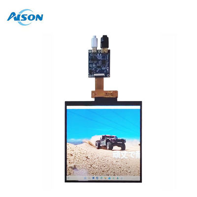 7.6 inci 800x800 Square TFT Display Module MIPI Interface Dengan HDMI Driver Board