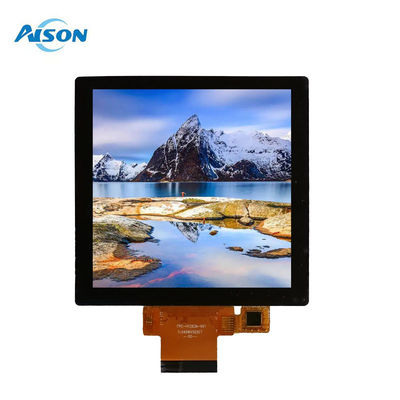 4 inci Square TFT Display 480x480 dengan RGB Interface dengan Touch Display 300 cd/m2