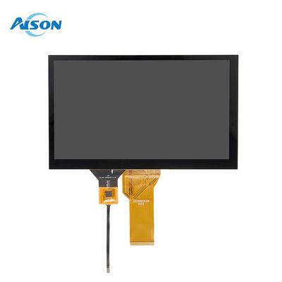 7 inci 1024x600 LVDS TFT IPS Display Capacitive Touch Display dengan Custom Oversized Coverglass