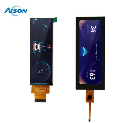 Layar LCD Tipe Batang 4.6" RGB 40Pin Tampilan Memanjang Dengan Kecerahan 300 Cd/m2 Dan Suhu Operasi -20 hingga 70 Derajat
