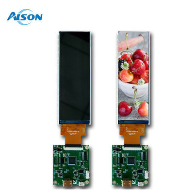 Layar LCD Tipe Batang 4.6" RGB 40Pin Tampilan Memanjang Dengan Kecerahan 300 Cd/m2 Dan Suhu Operasi -20 hingga 70 Derajat