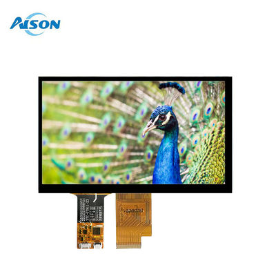 Layar TFT IPS 7 inci 1024x600 dengan Antarmuka USB I2C, Layar Sentuh Kapasitif TFT Area aktif 154.21 x 85.92mm