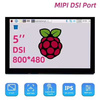4.3 inci 800x480 DSI TFT Touch Display Untuk Raspberry PI