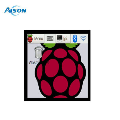 Layar LCD TFT Persegi 7,6 Inci 800*800 dengan Layar Sentuh Kapasitif untuk Raspberry Pi 5