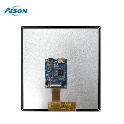7.6Inch 800*800 Square TFT LCD Display Screen Dengan Capacitive Touch Screen untuk Raspberry Pi 5