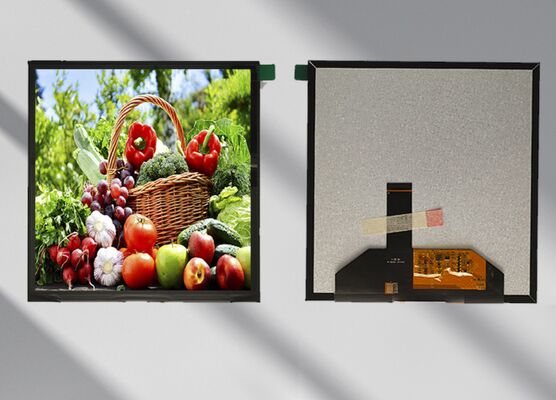 Modul Layar TFT LCD LCM Persegi 7,6 Inci 1200x1200 Kecerahan Tinggi 1000cd/m2 Antarmuka MIPI IC Driver ILI9881C