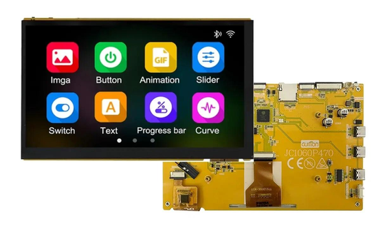 Papan Pengembangan ESP32 P4 7 Inci dengan Layar LCD dan Sentuh Kapasitif ESP32-C6 Bawaan
