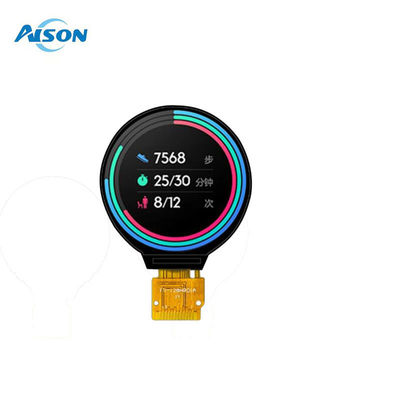 1,28 inci Tipe Bulat LCD Tampilan 12 Pin Display 240x240 Driver GC9A01 SPI Interface