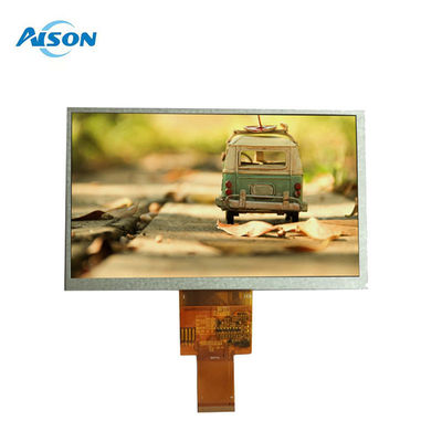 7 inci 40 pin 800x480 TFT LCD Display Panel 400 CD/M2 RGB Antarmuka