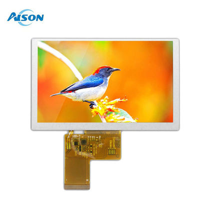 5 inci TFT LCD Display 800x480 Layar 500 Cd/M2 RGB 24 Bit TN 40pin